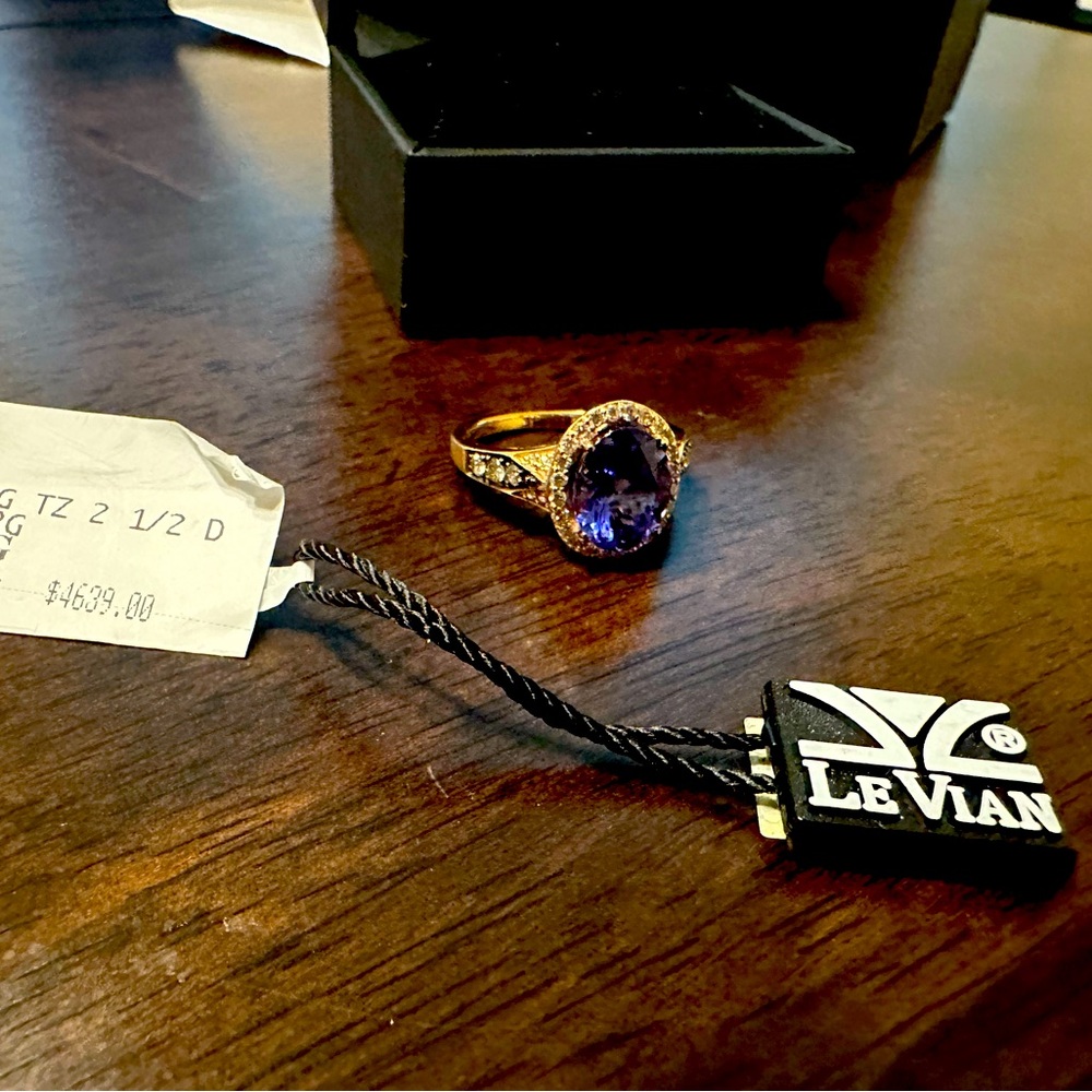 Le Vian Tanzanite Rose Gold Diamond Ring